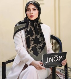 تصویر روسری مجلسی ترک طرح ۱ 