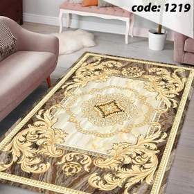 تصویر روفرشی کشدار طرح کلاسیک کد 1219 