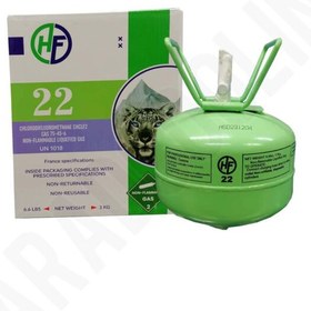 تصویر گاز مبرد HF مدل R22 (3 کیلویی) 