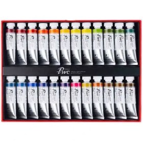 تصویر آبرنگ حرفه ای Pwc شین هان 24 رنگ 