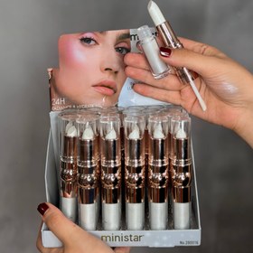 تصویر هایلایتر دوطرفه مینیسلا بیوتی مدل مایع و جامد | درخشش اکلیلی و مرواریدی Minisella Beauty Dual-Ended Highlighter (Liquid & Solid) | Shimmering & Pearlescent Glow