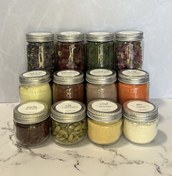 تصویر بانکه شیشه ای استوانه ای درب کانتینری 