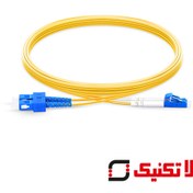 تصویر پچ کورد فیبر نوری سینگل مود یک متری SC_LC نگزنس SC_LC