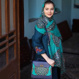 تصویر ست کیف و شال زنانه پیچک کد 02 Women Bag and Shawl Set Code 02