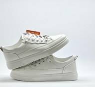 تصویر ونس بند کشی کد A117 - سفید مشکی / 39 