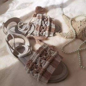 تصویر صندل مکرومه کد 2235 