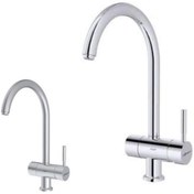 تصویر شیر آشپزخانه شودر مدل آلستر کروم دو منظوره 