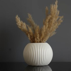 تصویر گلدان دکوری کوچک مدل نوبر بتنی 