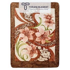 تصویر گلبافت گل برجسته یکنفره گلدار – کد 36316 