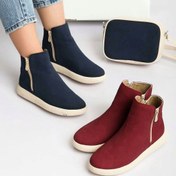 تصویر بوت زنانه میکرو سویت سایز ۳۹ رنگ مشکی 