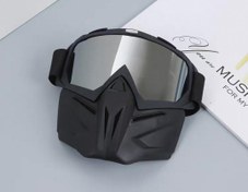 تصویر فیس گارد موتور سواری شیشه جیوه ای مدل جدید 