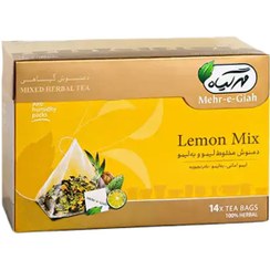 تصویر دمنوش مخلوط لیمو و به لیمو مهرگیاه دمنوش لیمو مهرگیاه