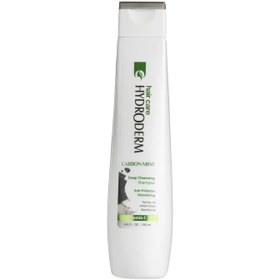 تصویر شامپو پاک کننده عمیق مو کربن هیدرودرم حاوی زغال و نعناع 250 میل Hydroderm Shampoo Deep Cleansing Carbon Mint 250ml