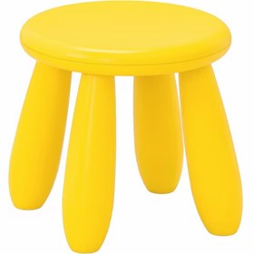 تصویر چهارپایه کودک رنگ نارنجی آیکیا مدل MAMMUT 