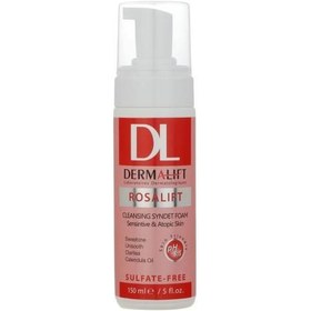 تصویر فوم شستشو صورت درمالیفت مدل روزالیفت حجم 150 میلی لیتر 