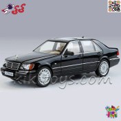 تصویر ماکت ماشین فلزی مرسدس‌بنز اتاق تانک Mercedes-Benz W140 S320 مقیاس 1:24 