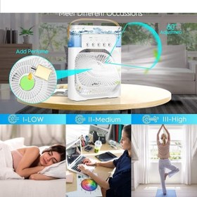 تصویر پنکه رومیزی مه پاش تایمر دار اصل 