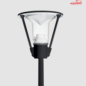 تصویر چراغ LED پارکی مشکی 26 وات آفتابی تولیپ مازی نور Black TULIP LED Park light 26 W Warm White LED Mazinoor