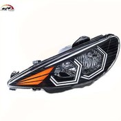 تصویر چراغ جلو اسپرت پژو ۲۰۶ طرح هگزا 