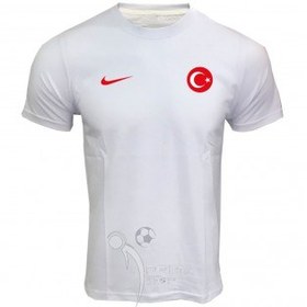 تصویر خرید تیشرت هواداری ترکیه سفید آستین کوتاه 