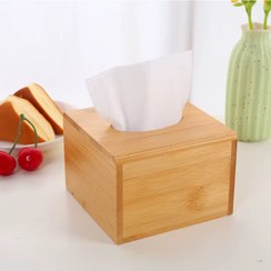 تصویر جا دستمال بامبو 