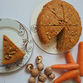 تصویر کیک هویج و گردو 