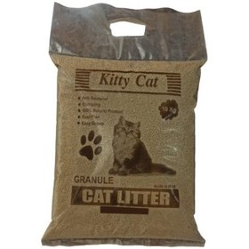 تصویر خاک بستر گربه گرانول کیتی کت معطر وزن 10 کیلویی ا kh-cu-ct-mo kh-cu-ct-mo