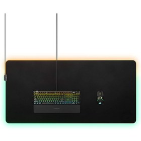 تصویر ماوس پد گیمینگ استیل سریز مدل QCK PRISM سایز Medium 