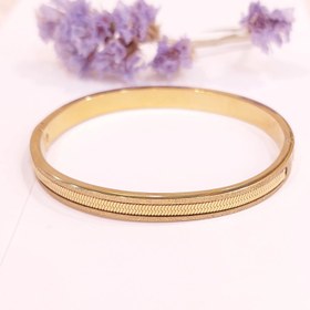 تصویر دستبند النگویی کارتیر طرح ماری رنگ ثابت Cartier bangle bracelet with fixed color mary design