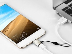 تصویر مبدل تایپ سی به میکرو USB برند hoco مدل UA8 