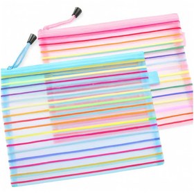 تصویر پوشه زيپ دار توري A5 