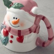 تصویر ماگ کریسمسی انگلیش هوم ۳۰۰میل مدل rosy snowman 