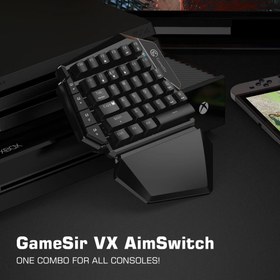 تصویر موس و کیبورد بی سیم Game Sir مدل VX Aimswitch ا GameSir VX AimSwitch Mouse ; amp ; Keyboard GameSir VX AimSwitch Mouse ; amp ; Keyboard