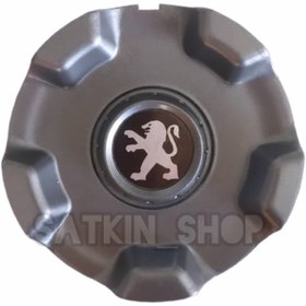 تصویر کاپ رینگ خرچنگی - نقره ای Peugeot (ELX & Pars) Crab Wheel Hubcaps