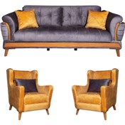 تصویر مبل پنج نفره راحتی لاریسا کد 0158 دکورابو 