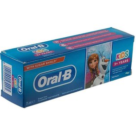 تصویر خمیر دندان کودک اورال بی مدل KIDS ORAL-B KIDS FROZEN THOOTHPASTE WITH SUGAR SHIELD 3 PLUS