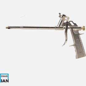 تصویر تفنگ اسپری فوم فلزی آلومینیوم دسته ارگونومیک 