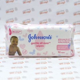 تصویر دستمال مرطوب جانسون Johnson’s مدل Gentle All Over 