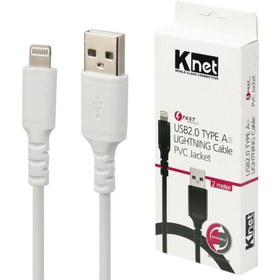 تصویر کابل شارژ آیفون knet مدل k-cul02012 ا cable charge knet k-cul02012 cable charge knet k-cul02012