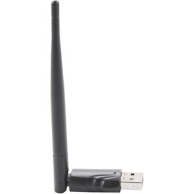 تصویر دانگل وای فای ریسیور مدل انتن دار WIFI DONGLE SATELLITE RECEIVER