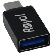 تصویر تبدیل Type-C OTG به USB رویال (Royal) 