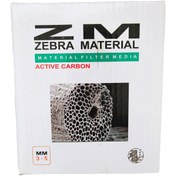 تصویر زغال اکتیو آکواریوم مدل ZEBRA MATERIAL حجم 500 میلی لیتر | مشکی متفرقه