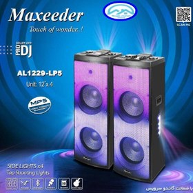 تصویر پخش کننده خانگی مکسیدر سری MX-DJ2122 مدل AL1229LP5 Maxeeder MX-DJ2122 series Model AL1229LP5 Dj Speaker