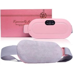 تصویر ماساژور شکم و کمر مدل MDHL-PINK Rechargeable Hot Compress Abdominal Massager