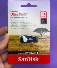 تصویر فلش SanDisk مدل Ultra Shift ظرفیت 64GB flash memory SanDisk 64GB