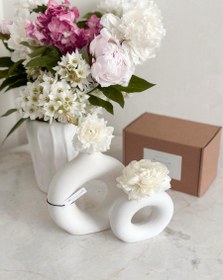 تصویر گلدان دونات 