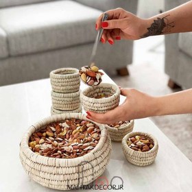 تصویر آجیل خوری حصیری 