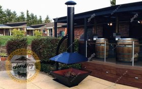 تصویر آتشدان هیزمی مدل هوددار کد ۳۱۰ 