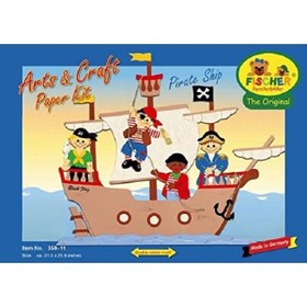 تصویر ماکت کشتی دزدان دریایی 