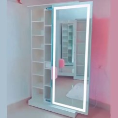 تصویر آینه دکوراتیو بک لایت کشویی 